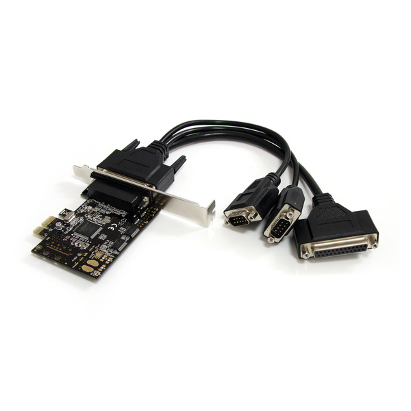 Startech.Com 2S1P PCIe Serial Parallel Combo Card w/ Breakout Cable PEX2S1P553B